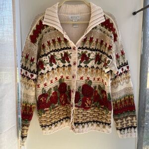 *SOLD ON OTHER PLATFORM* Casual Corner Annex Orchard Chunky Knit Cardigan